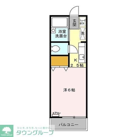 アティアス春日部の物件間取画像